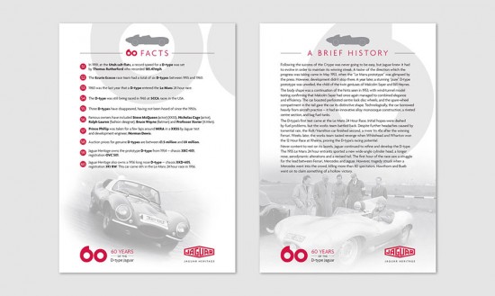 Two of the 60 facts posters designed by Sam